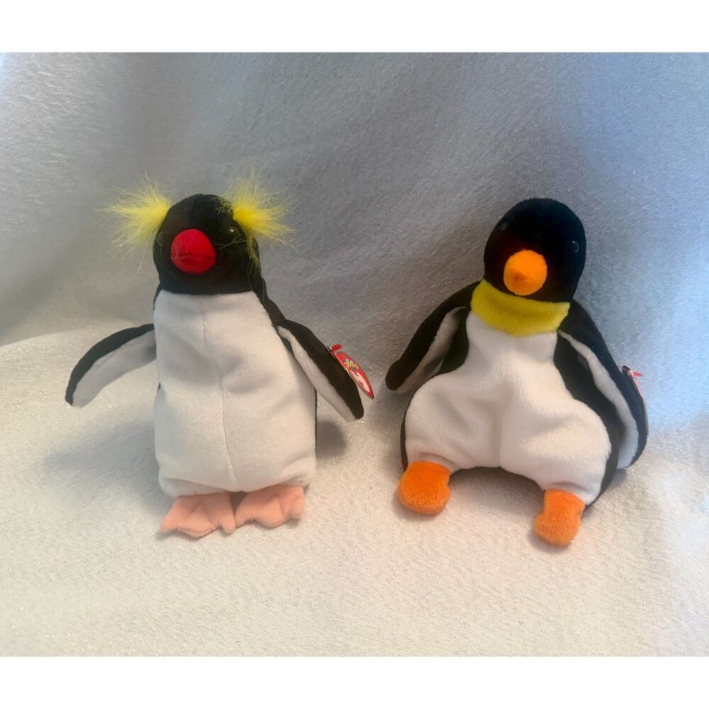 TY Beanie Baby lot of Frigid and Waddle